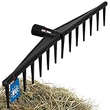KOTARBAU® Laubrechen Kunststoff ohne Stiel 14 Zinken L: 59 cm Schwarz...