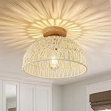 TONGNIDA Vintage-Deckenleuchte, böhmischer Stil, E26/27-Fassung,...