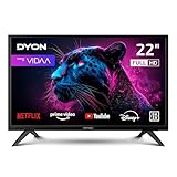 DYON Movie Smart 22 VX - 22 Zoll (55 cm) Full-HD Smart TV mit HD Triple...