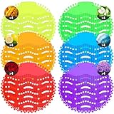 B2Jiu 24 Stück Urinalsieb Lufterfrischer, Universal Urinal Einsatz 3D...