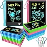 Electight Klein LCD-Schreibtablett mit Haken, 24 Stück 4.5 Zoll LCD...