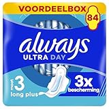 Always Ultra Damenbinden Long Plus (Größe 3) mit Flügeln 84 Stück,...