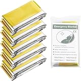 VisioClear® | Rettungsdecke 5er-Set Gold/Silber für Notfallsituationen...