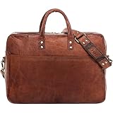 SID & VAIN große Laptoptasche echt Leder - 15 Zoll Laptop Business-Tasche...