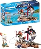 PLAYMOBIL | Pirates | Schatzbergung auf Piratenfloß | Piratenspielzeug |...