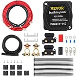 VEVOR Doppelbatterie Trennrelais 12 V Split Charge Kit, 140 A...