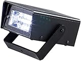 Lunartec Stroboskop: LED-Disco-Strobe mit Batteriebetrieb (Strobo,...