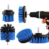 BOZKAA 4 Pack Bohrbürste Power Scrubber Reinigungsbürsten-Aufsatz-Set,...