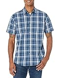 Amazon Essentials Herren Kurzärmeliges Hemd aus Popeline, Normale...