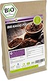 Kakao Pulver Bio 1000g - ungesüßt - ganze Kakao Bohnen gemahlen aus öko...