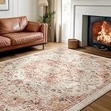 SONGMICS HOME Vintage Teppich, 160 x 230 cm, Wohnzimmerteppich,...