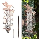 DTYGUIXE Regenmesser für Garten Frostsicher, Garten Niederschlagsmesser,...