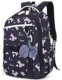 Geek-M Mädchen Rucksack Blumen Schulrucksack Daypack Damen Teenager Reise...