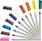 edding 89 - Fineliner - 10er-Set mit bunten Farben - extrafeine Rundspitze...