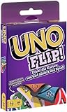 Mattel Games - UNO FLIP! Kartenspiel mit beidseitig bedruckten Karten,...