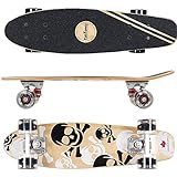 FunTomia Mini-Board Cruiser Skateboard 57cm aus 7-lagigem kanadischem...