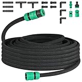 Tropfschlauch Set, Perlschlauch für Tropfbewässerung, Gartenschlauch für...