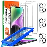 IMBZBK für iPhone 14 für Panzerglas, Auto-Installation, mit Kameraschutz,...