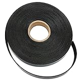 EPDM - Schaum Schwarz 10 mm x 2 mm. Länge: 10 m auf Rolle. einseitig...
