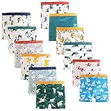 JackLoveBriefs Jungen Boxershorts aus Baumwolle Unterhosen 12er Pack, 5-7...