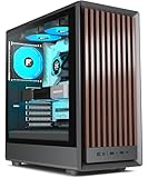 FOIFKIN M1 PC Gehäuse - Holz-Walnuss-Front, vorinstallierter 4 PWM...