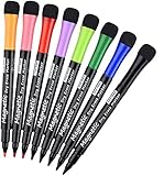 Willingood Whiteboard Marker, Magnetisch Whiteboard Schwamm mit Stifte, 2...