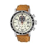 Citizen HerrenArmbanduhr Chronograph Quarz Leder CA0641-16X