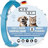 CANYBY Zeckenhalsband für Hunde - 100% Natürliche Inhaltsstoffe und...