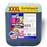 VERY Color Gel, dickflüssiges Waschmittel im 10l Vorratspack (333...