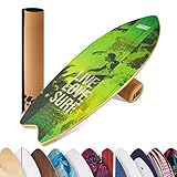 BoarderKING Indoorboard Wave - Balance Board für Indoor-Surfen und Skaten,...