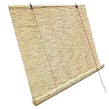 Bambusrollo, Römische Rollos mit Lift, Wetterfest Bambus Rollos,...