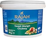 Rajah Mango Chutney – mild, fruchtig-süß, leicht scharf - Großpackung...