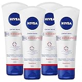 Nivea Handcreme 3-in-1 pflegende Formel Samt 24 Stunden mit Dexpanthenol...