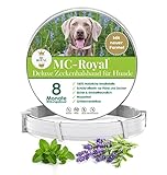 MC-Royal® Deluxe Zeckenhalsband für Hunde - 100% natürliche...