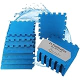 Montafox 1,95 m² Unterlegmatte Poolmatte 1 cm Dicke 21 Stück 30 x 30 x 1...