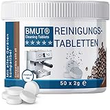 BMUT 50x 2g Reinigungstabletten für Kaffeevollautomaten, Kapselmaschinen &...