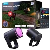 Govee Outdoor LED Strahler, IP67 Wasserdichte Gartenbeleuchtung, RGBWIC Led...