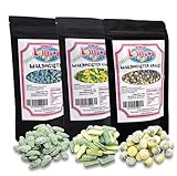 Waldmeister Wunder – 3x250g Bunte Fruchtbonbon-Mix: Klassik, Vanille &...
