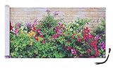 Maximex Balkon-Sichtschutz Mauerblumen, UV- und witterungsbeständig,...