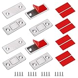 Türmagnete stark Magnetische Schranktür, 4 Stück selbstklebend für...