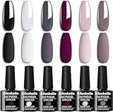 Allenbelle UV Nagellack Set 6 Farben,Gel Geschenkset,Shellac Set Nail...