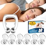 6 PCS Schnarchstopper, Anti Schnarch Nasenclip, Schnarchstopper zum besser...