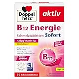 Doppelherz B12 Energie Sofort – Vitamin B12 trägt zur Verringerung von...