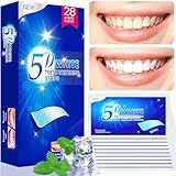 chimoo Whitening Strips,28 Strips Zahnaufhellung Peroxid Frei Teeth...