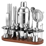ASOVNIS 23-teiliges Barkeeper-Set, Cocktail-Shaker-Set mit...