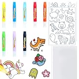 Nurila Window Color Set Kinder, Fensterfarben Kinder, Window Color 8...