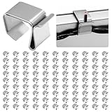 WYYFXY® 100 Stück Metall Dachrinnenhaken für Lichterketten,...