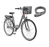 Telefunken E-Bike 28 Zoll Fahrrad für Damen & Herren | Pedelec Citybike...