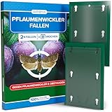 Pflaumenwickler Pheromonfalle [2 Stück] für Früchte ohne Obstmaden,...