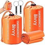 XUNIVERS Notfalldecke Schlafsack,Tragbar Notfall Schlafsack Notfallzelt...